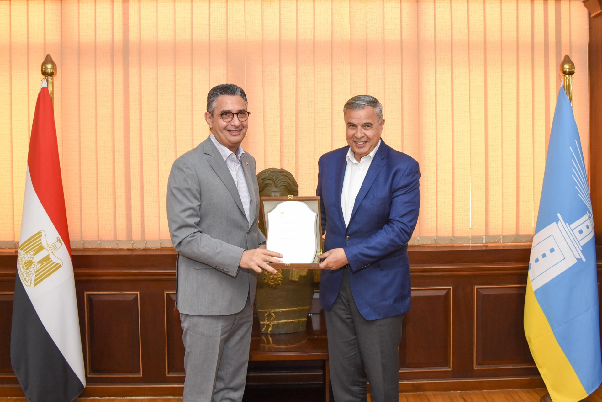 وزير التموين ومحافظ الأسكندرية