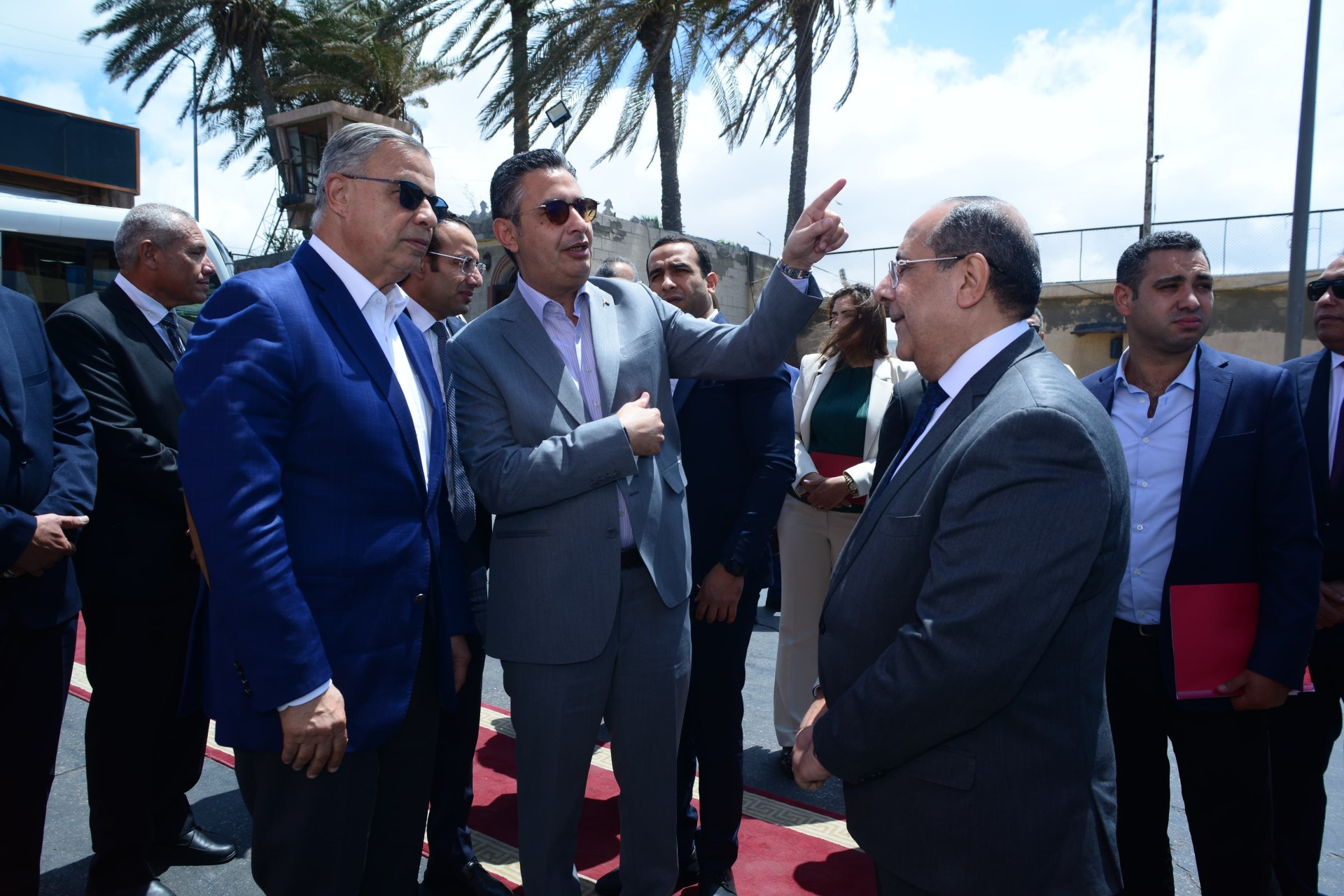 وزير التموين ومحافظ الأسكندرية