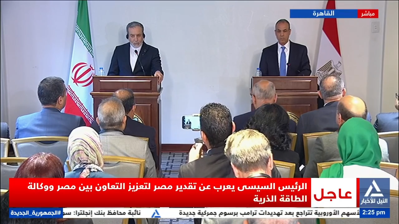 وزيرا خارجية مصر وإيران