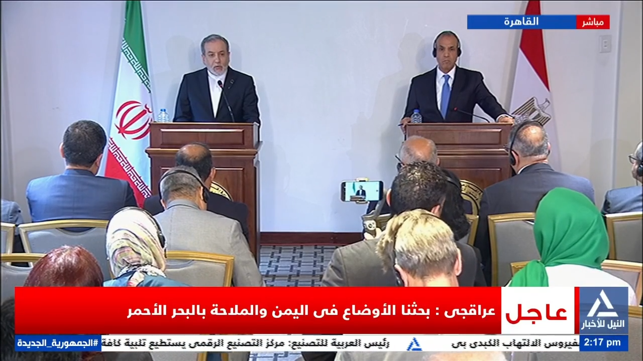 وزيرا خارجية مصر وإيران