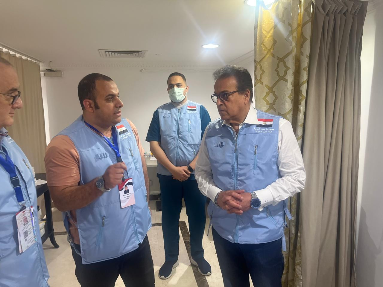 وزير الصحة بالحج