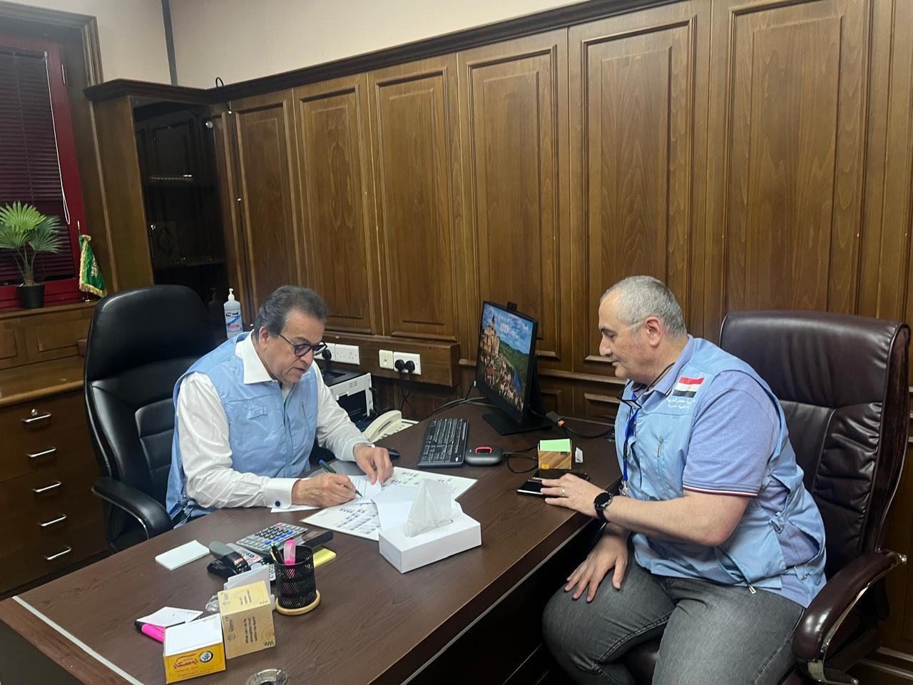 وزير الصحة بالحج