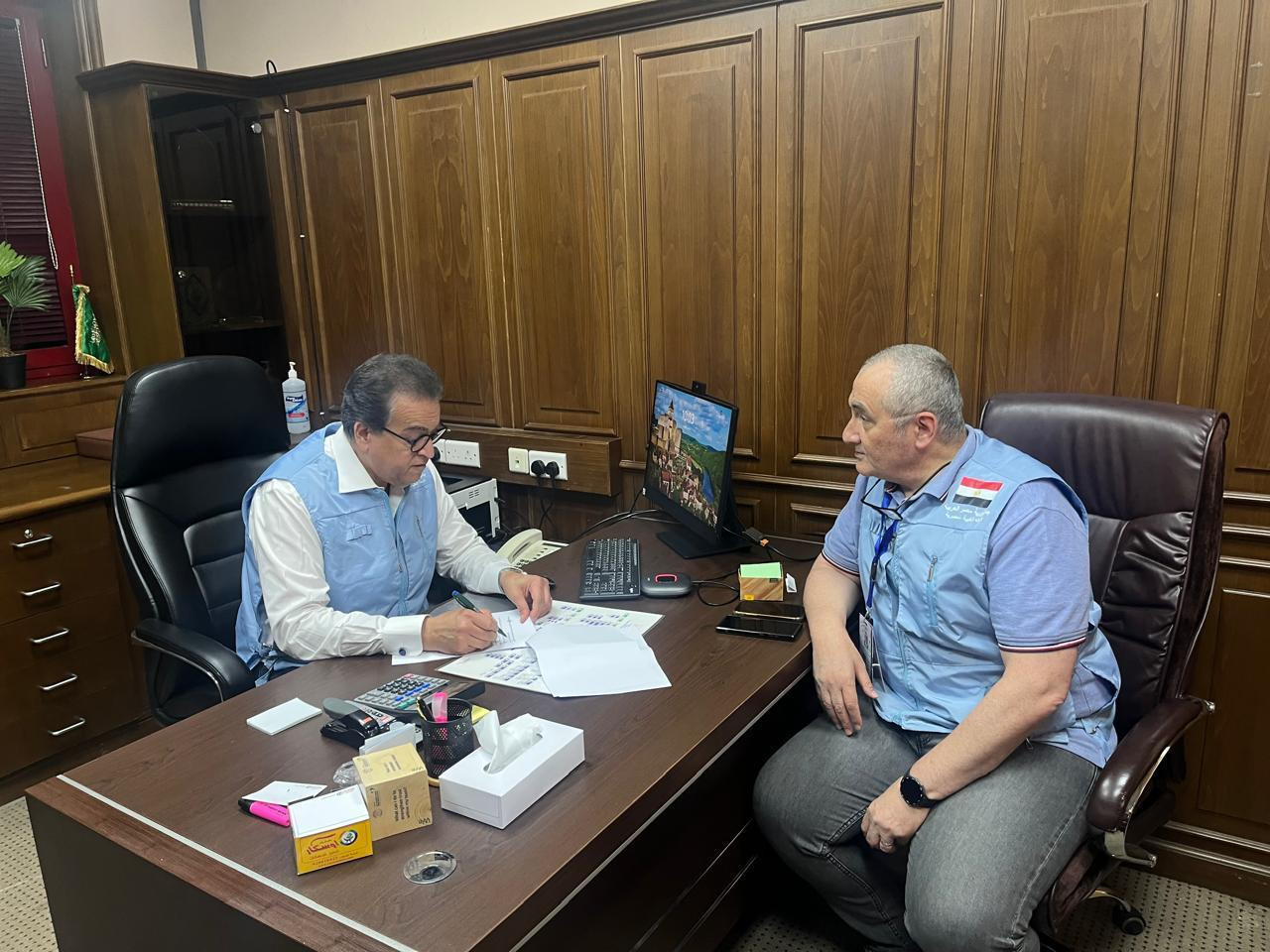 وزير الصحة بالحج