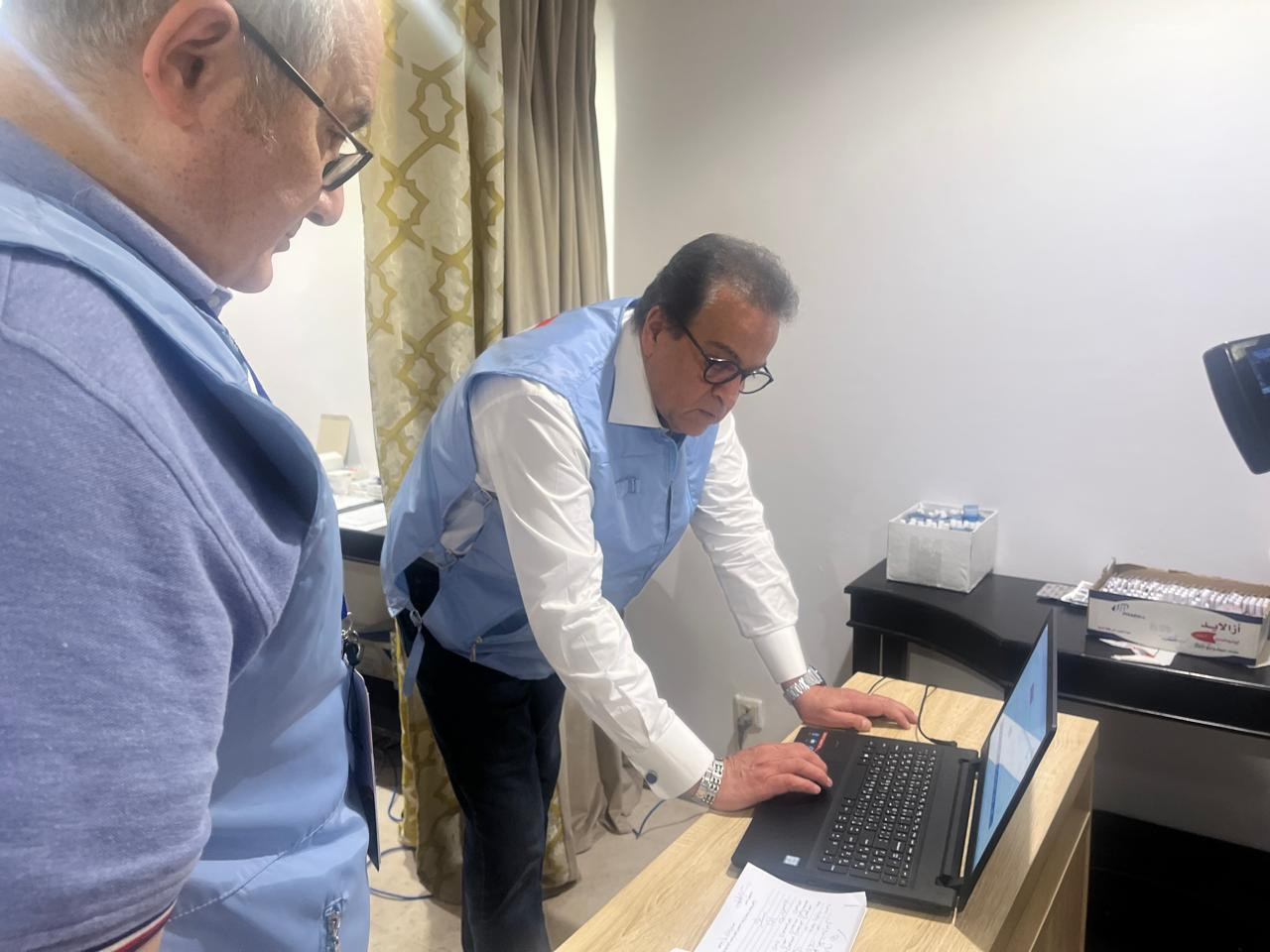 وزير الصحة بالحج