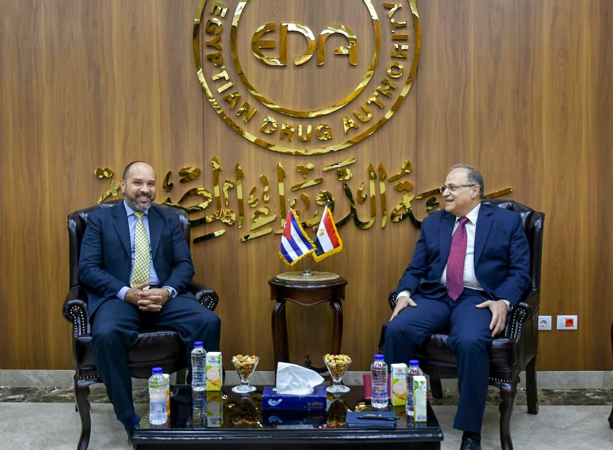 الغمراوي و سفير كوبا