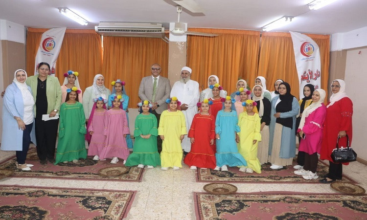 محافظ القليوبية يشارك الأيتام الاحتفال بالعيد
