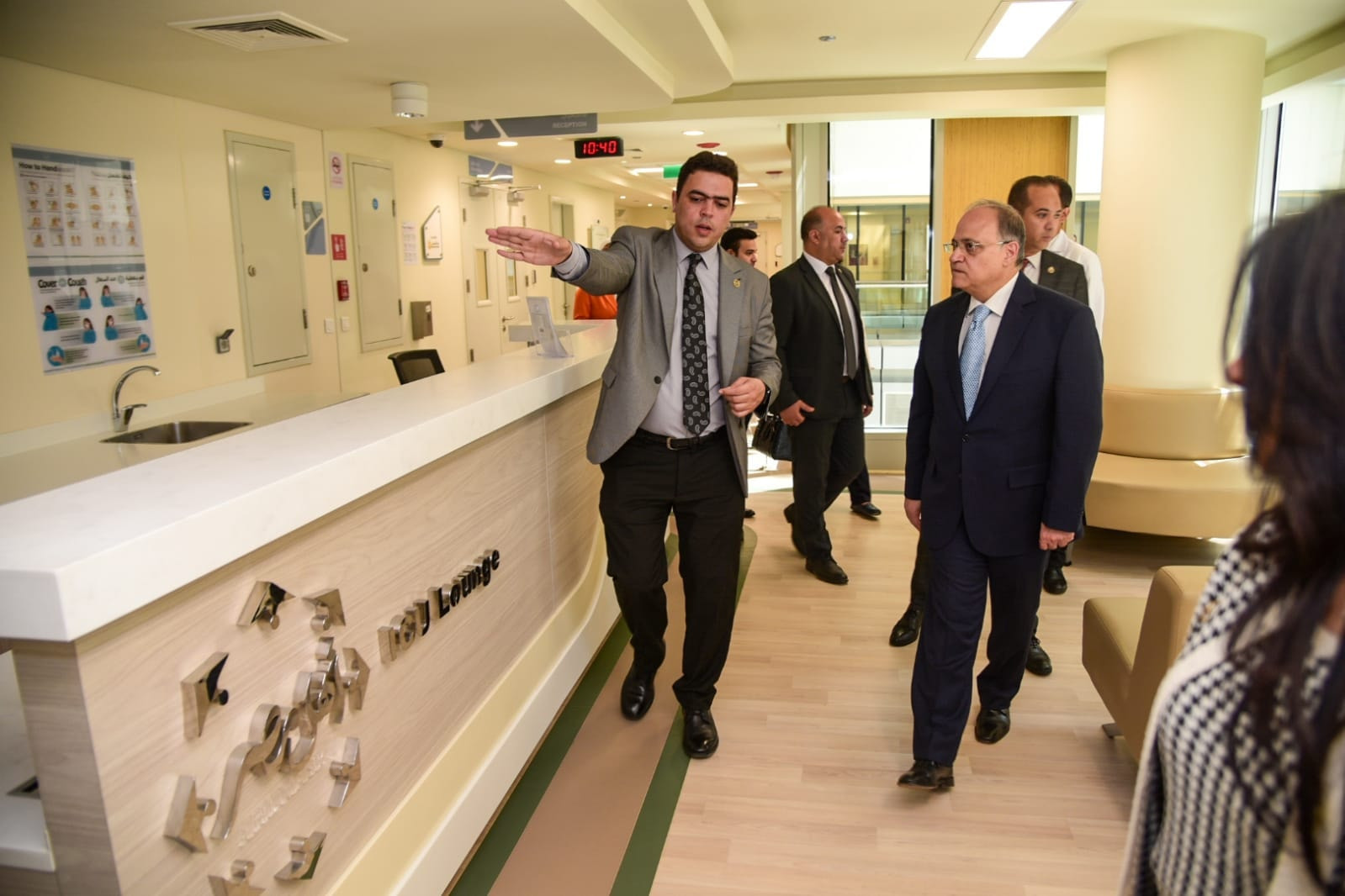 رئيس هيئة الدواء بمستشفى اهل مصر