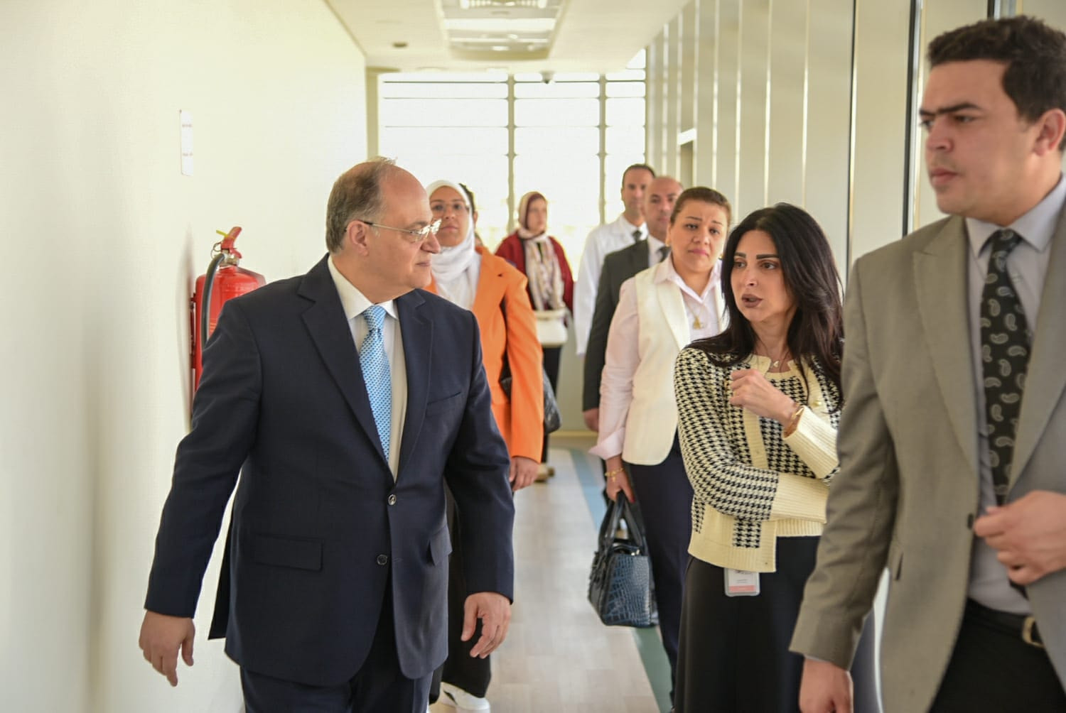 رئيس هيئة الدواء بمستشفى اهل مصر