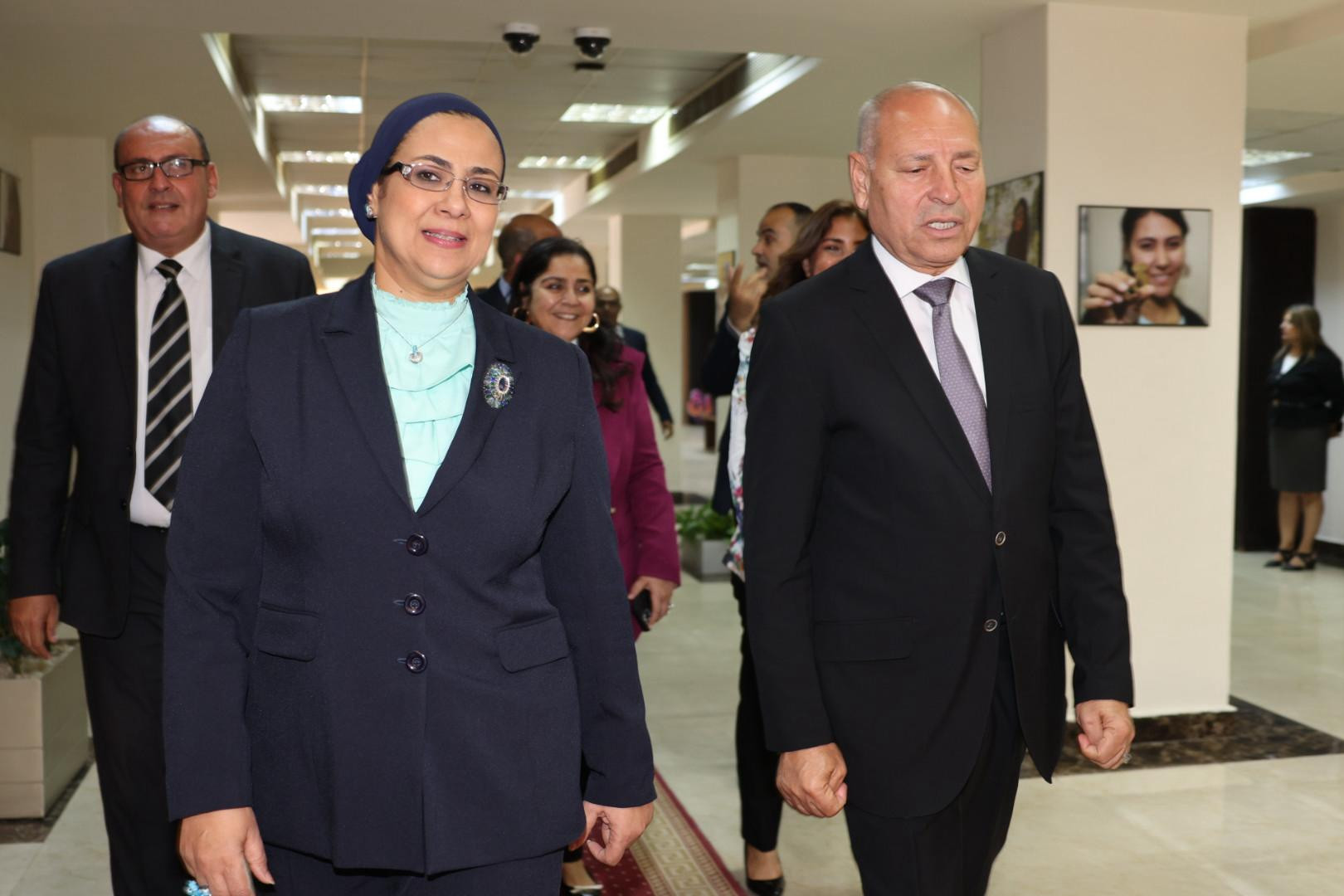 رئيس القومي للمرأة ومحافظ القاهرة