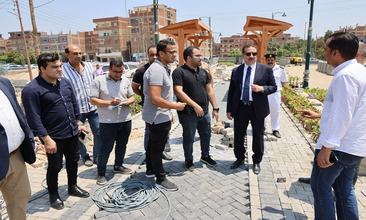 محافظ المنوفية يتابع أعمال التطوير الممشى الجديد ومدخل شبين الكوم