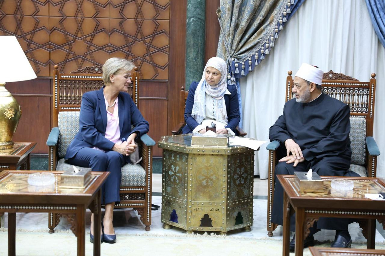 شيخ الأزهر وسفيرة الاتحاد الأوروبي