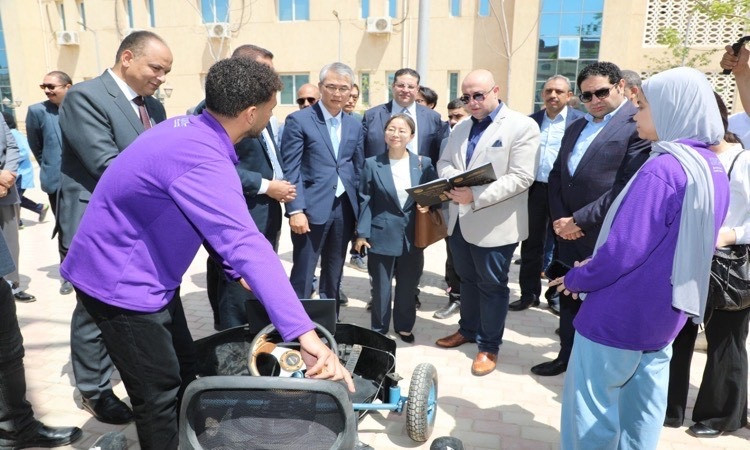 بني سويف: انطلاق الملتقى التوظيفي الأول للجامعة التكنولوجية برعاية الم