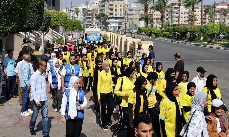 انطلاق فعالية الاحتفال باليوم العالمي للتبرع بالدم في الإسماعيلية