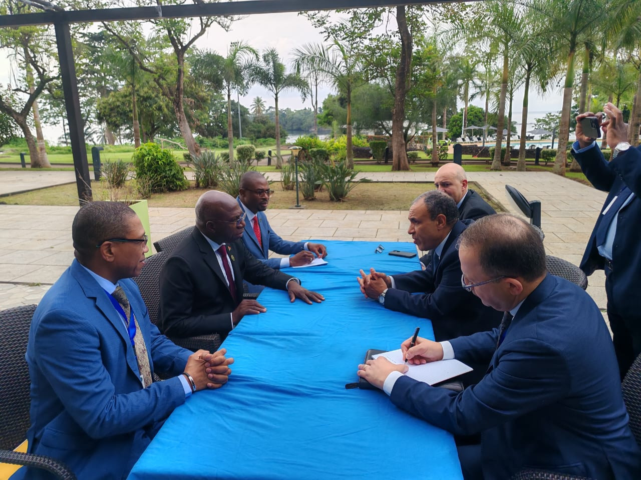 لقاءات وزير الخارجية