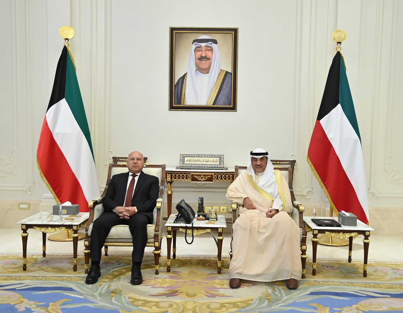 ولي عهد الكويت وكامل الوزير