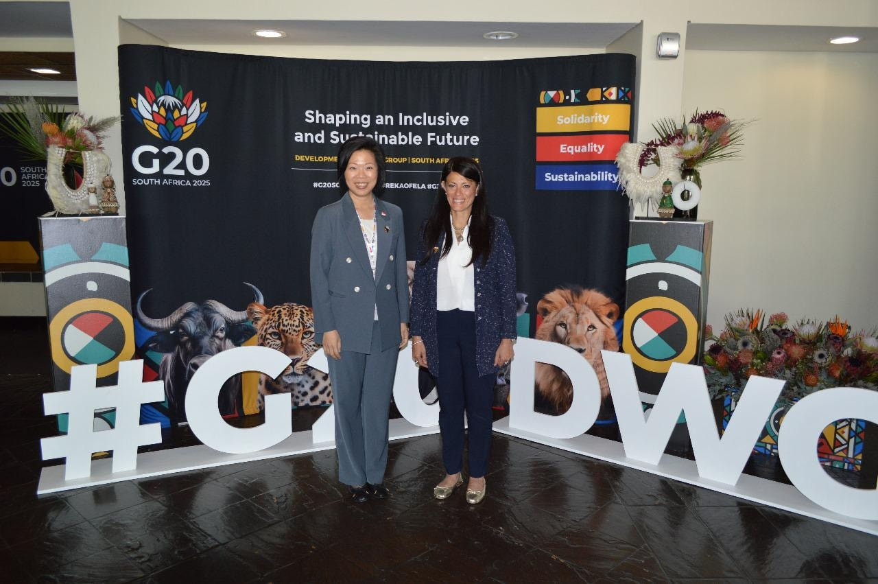 المشاط تناقش مخرجات اجتماعات وزراء التنمية بمجموعة العشرين