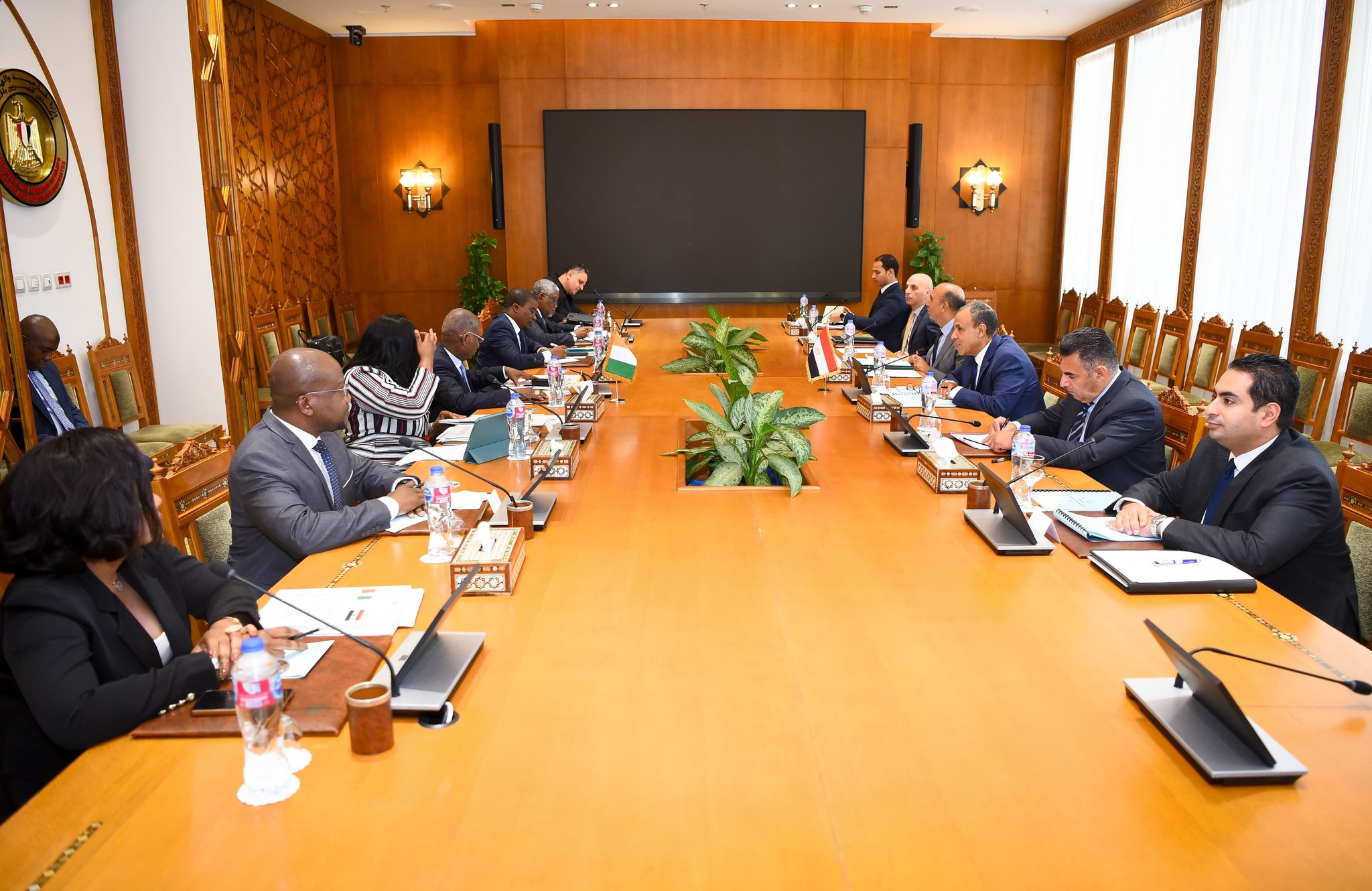 وزيرا خارجية مصر وكوت ديفوار