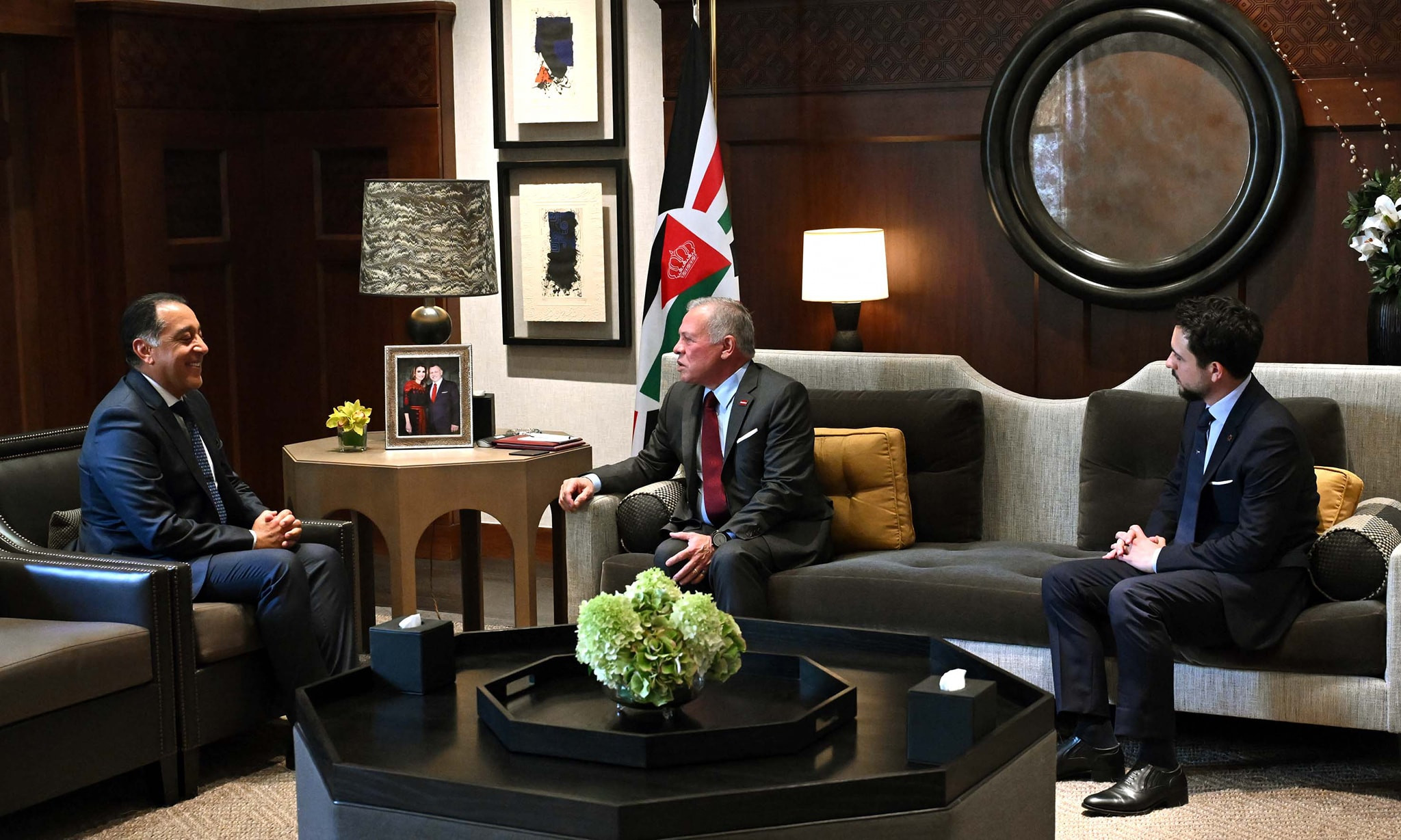 العاهل الاردني ومدبولي