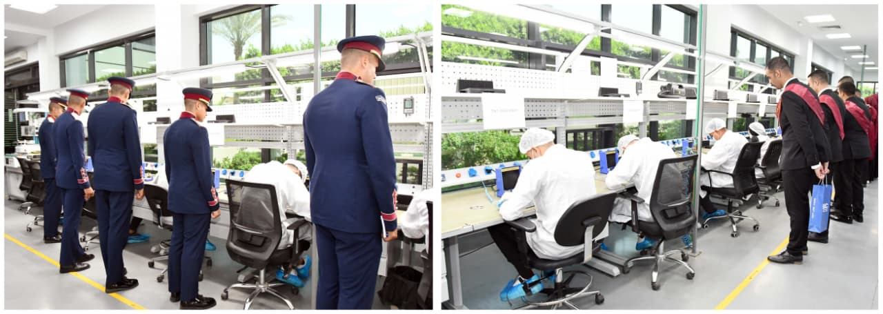 زيارة للشركة العربية العالمية للبصريات