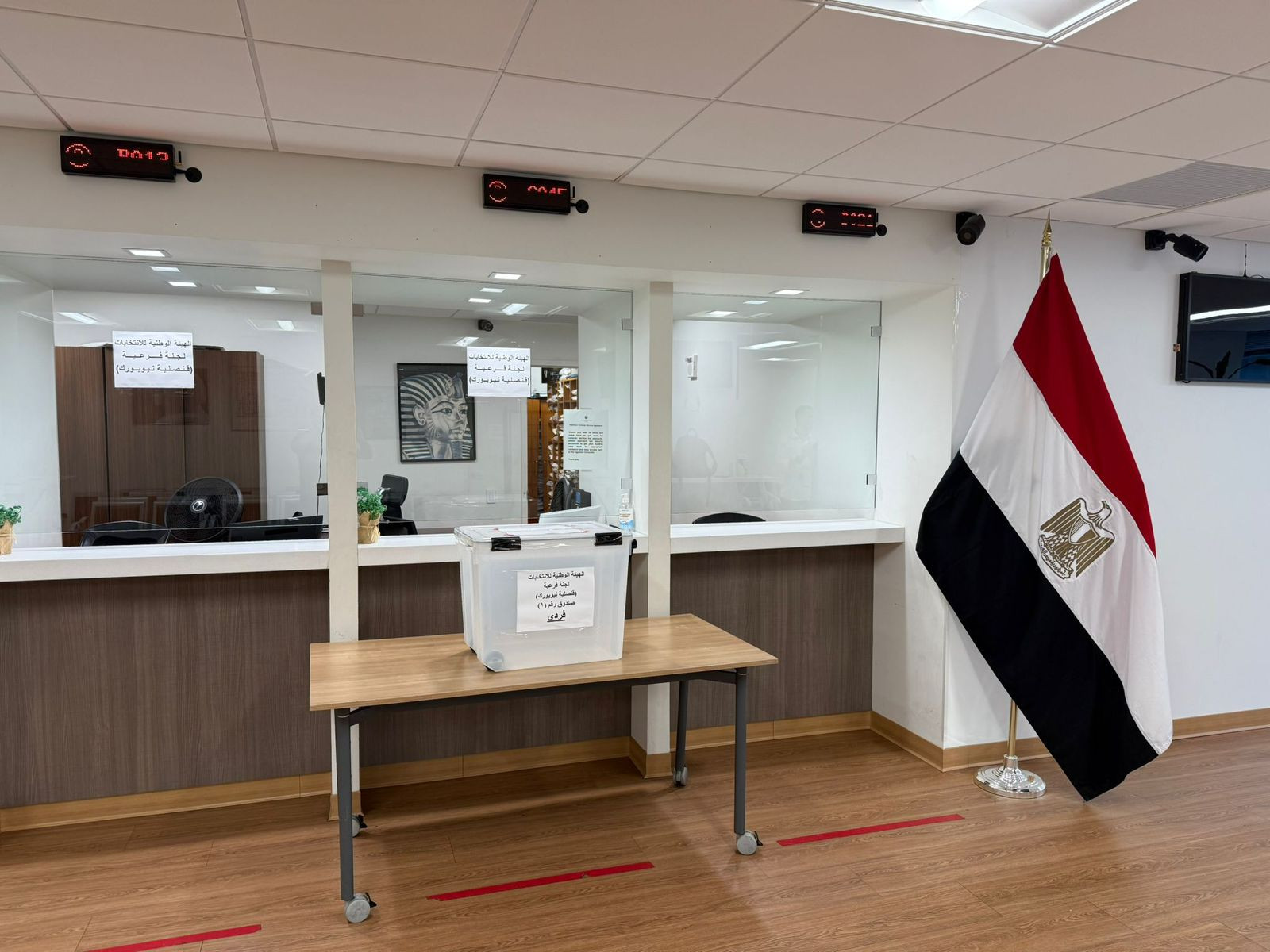 عمليات الاقتراع بالسفارات المصرية