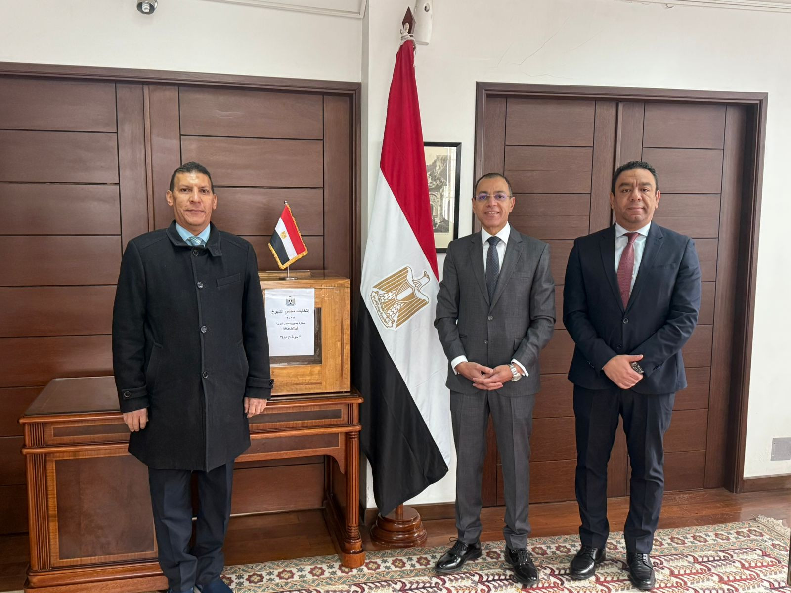 عمليات الاقتراع بالسفارات المصرية