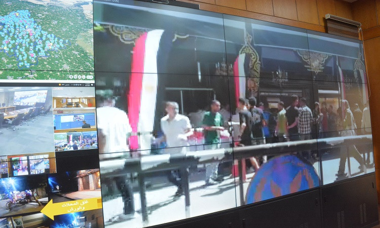 محافظ الغربية يتابع انتخابات الشيوخ من مركز سيطرة الشبكة الوطنية للطوا