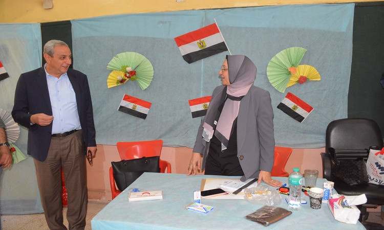 محافظ الغربية يتفقد اللجان الانتخابية في اليوم الأول للأعادة بمجلس الش