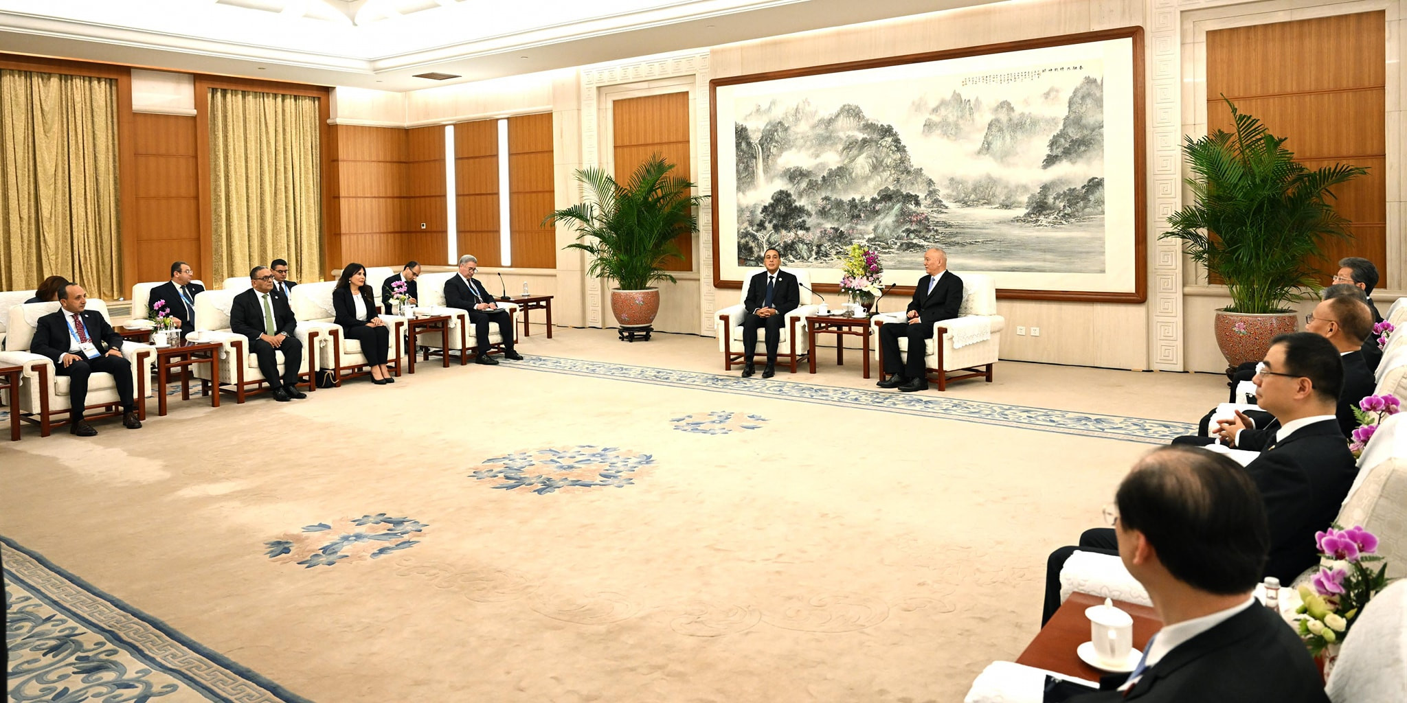 الصين ومدبولي