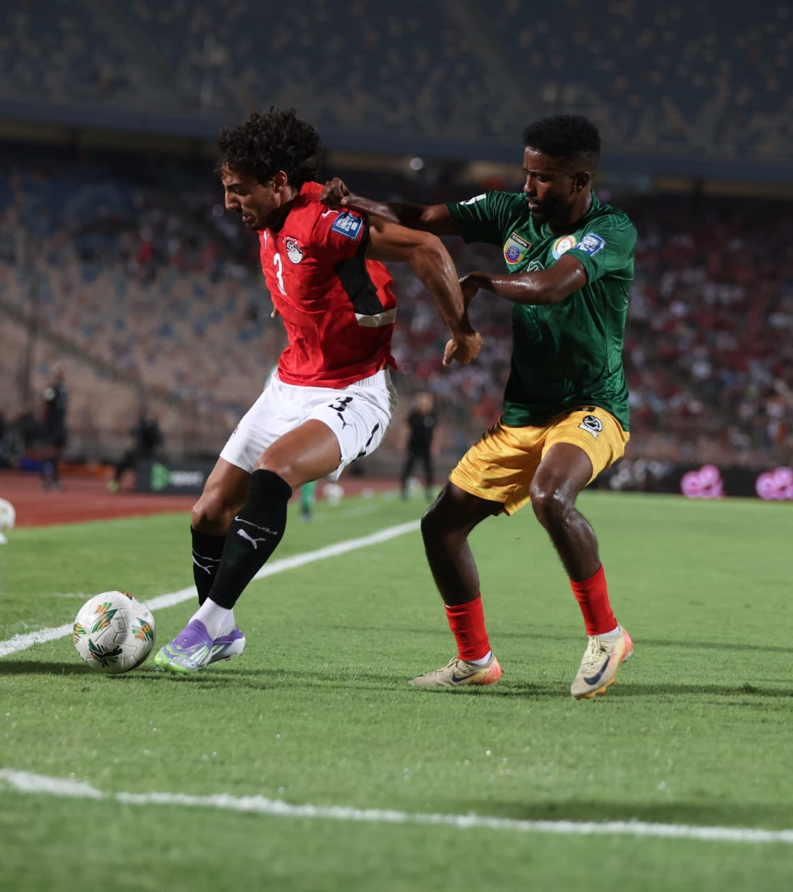 مباراة منتخب مصر ونظيره الإثيوبي