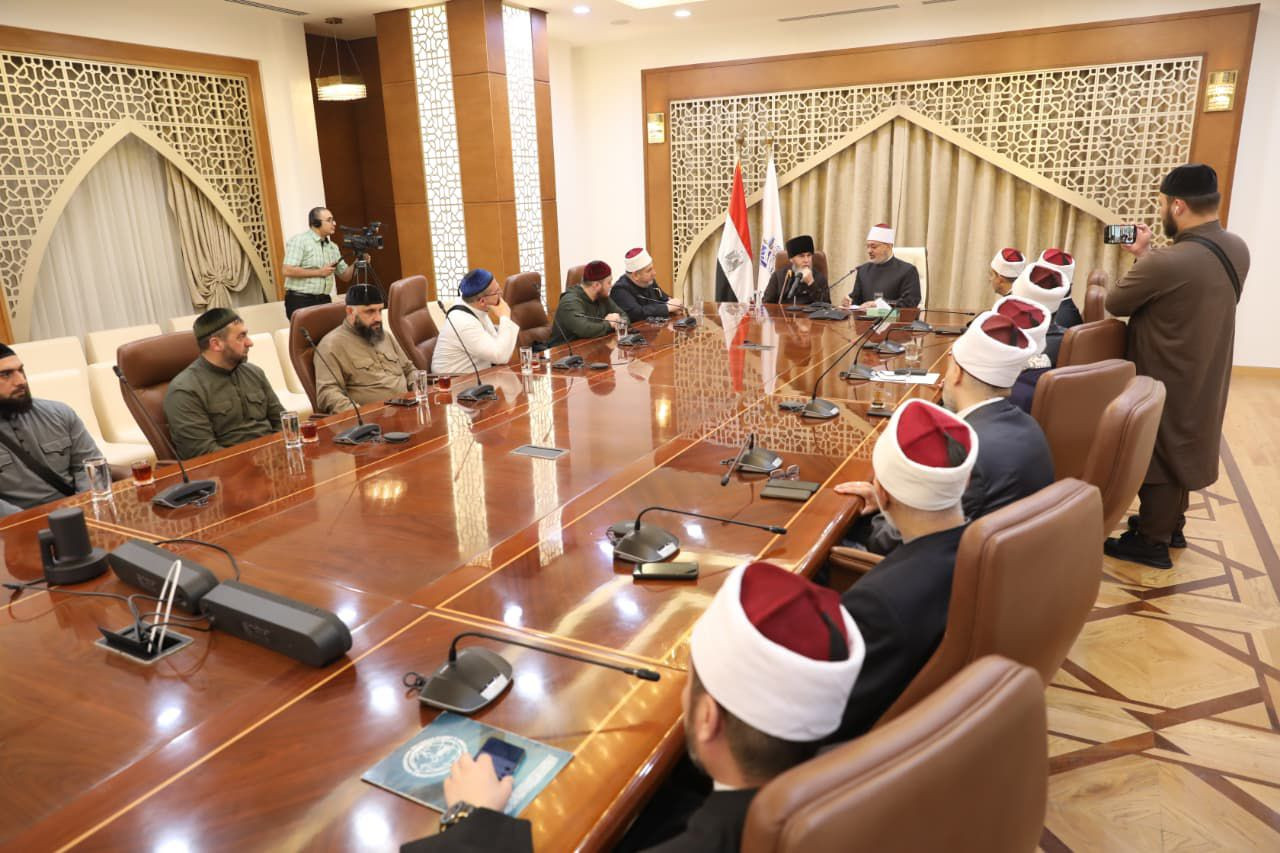 مفتي الجمهورية ونظيره الشيشاني