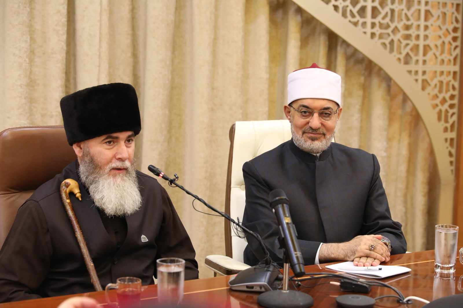 مفتي الجمهورية ونظيره الشيشاني