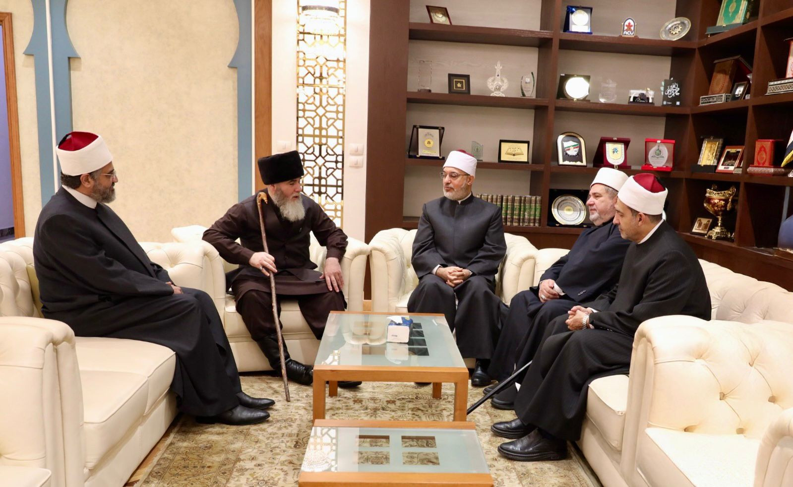 مفتي الجمهورية ونظيره الشيشاني