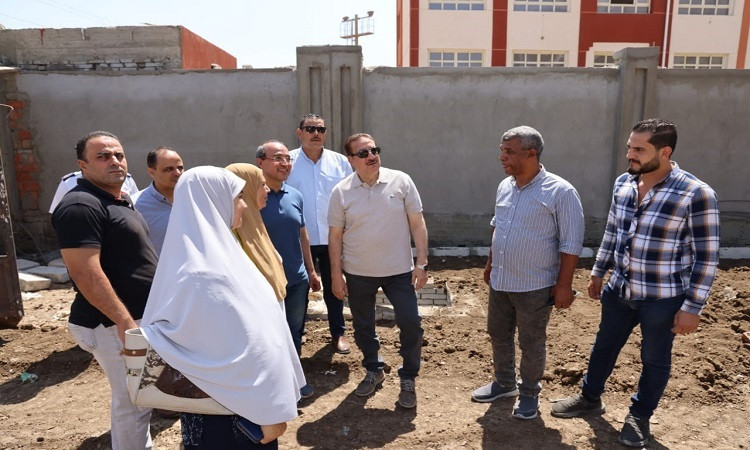 محافظ المنوفية يتفقد إنشاءات المدارس الجديدة بحي شرق شبين الكوم
