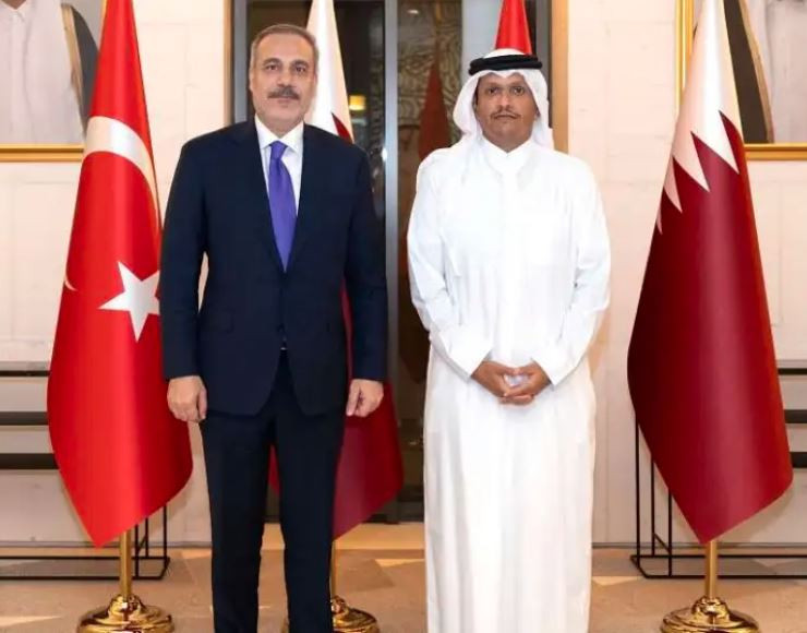 وزير خارجية قطر وتركيا