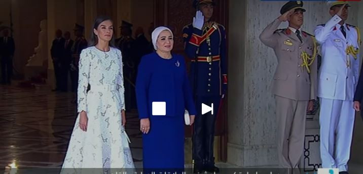 ملكة اسبانيا وانتصار السيسي