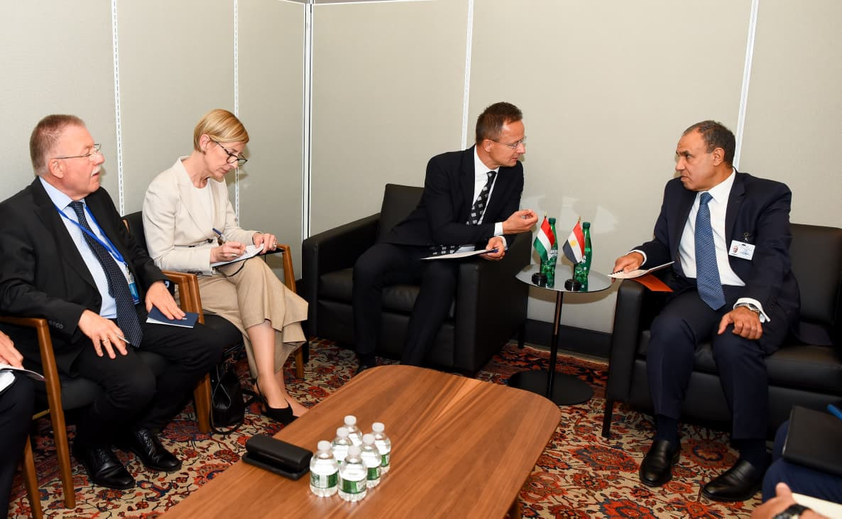 وزير الخارجية ونظيره المجري