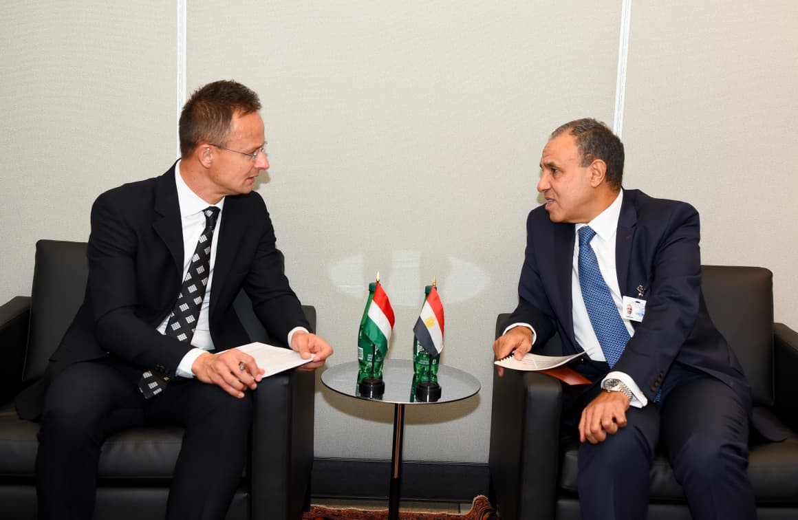 وزير الخارجية ونظيره المجري