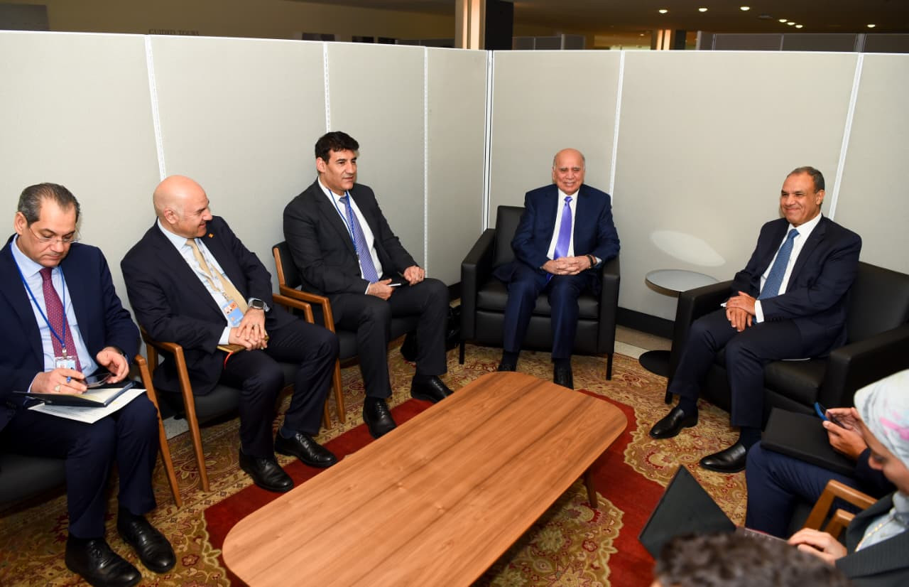 وزير الخارجية ونظيره العراقي