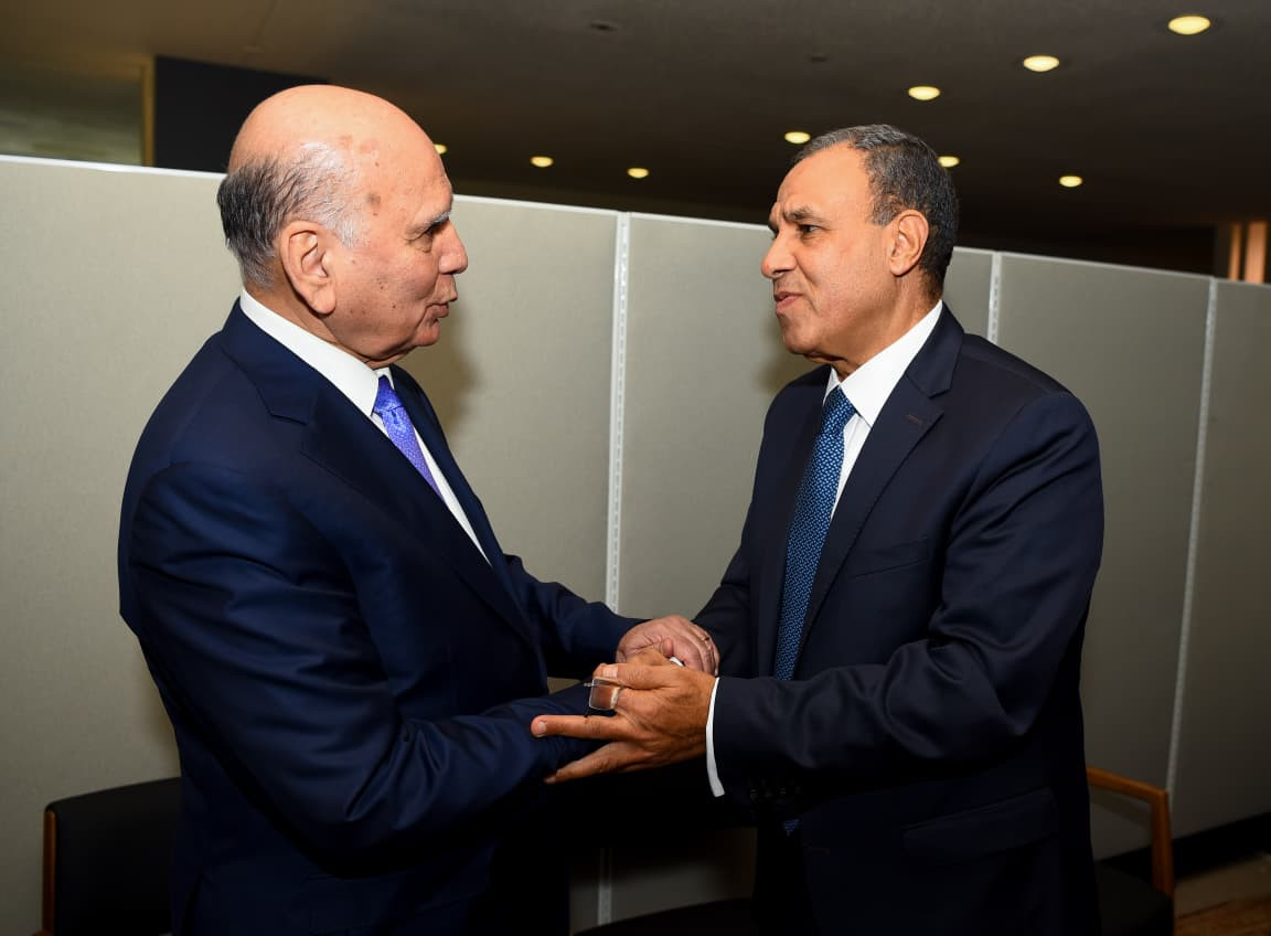 وزير الخارجية ونظيره العراقي