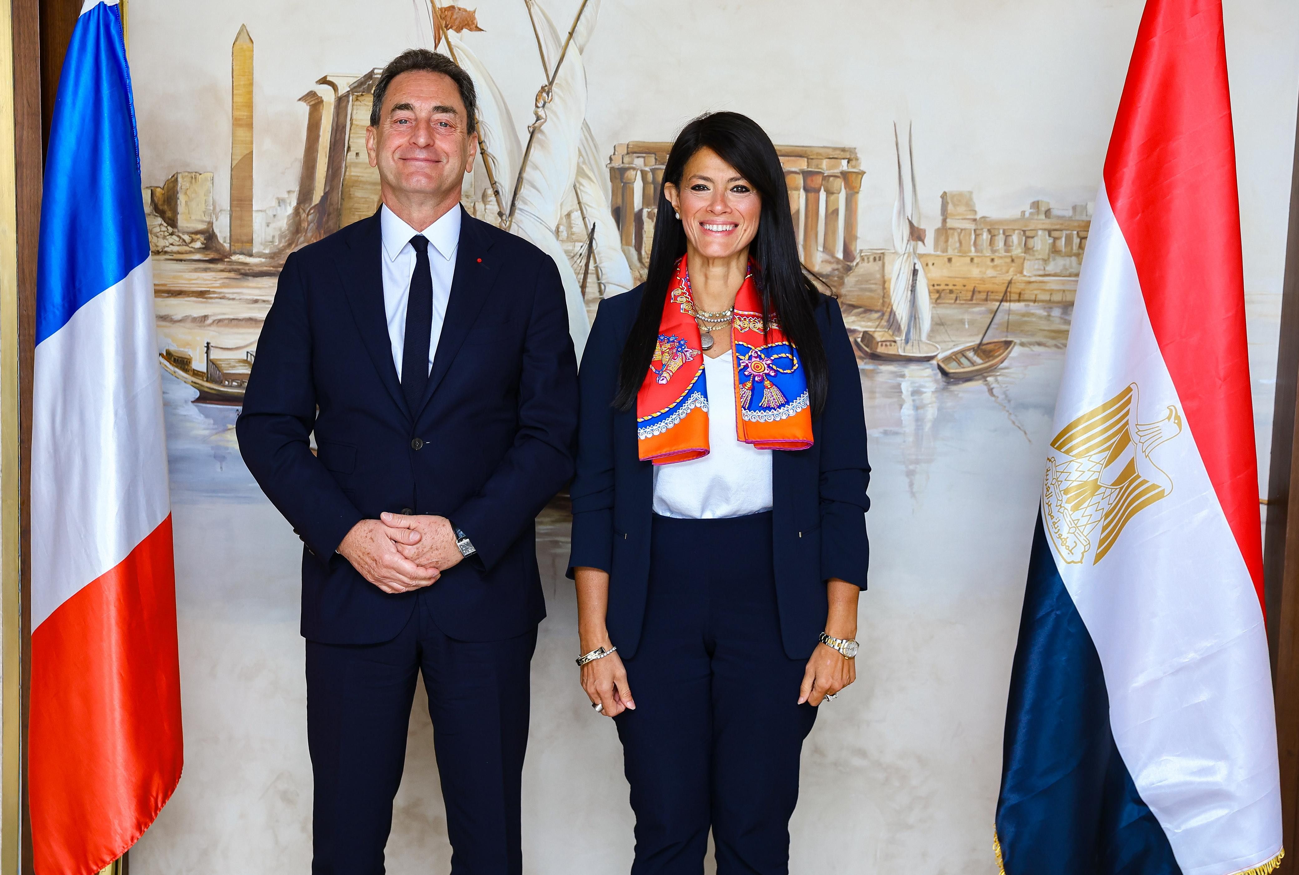 المشاط وسفير فرنسا