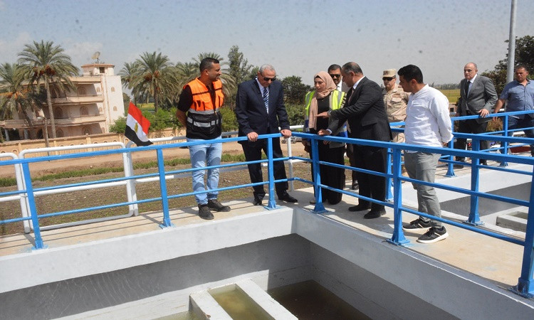 محافظ الغربية يفتتح محطة مياه كفر الجنينة المطوّرة