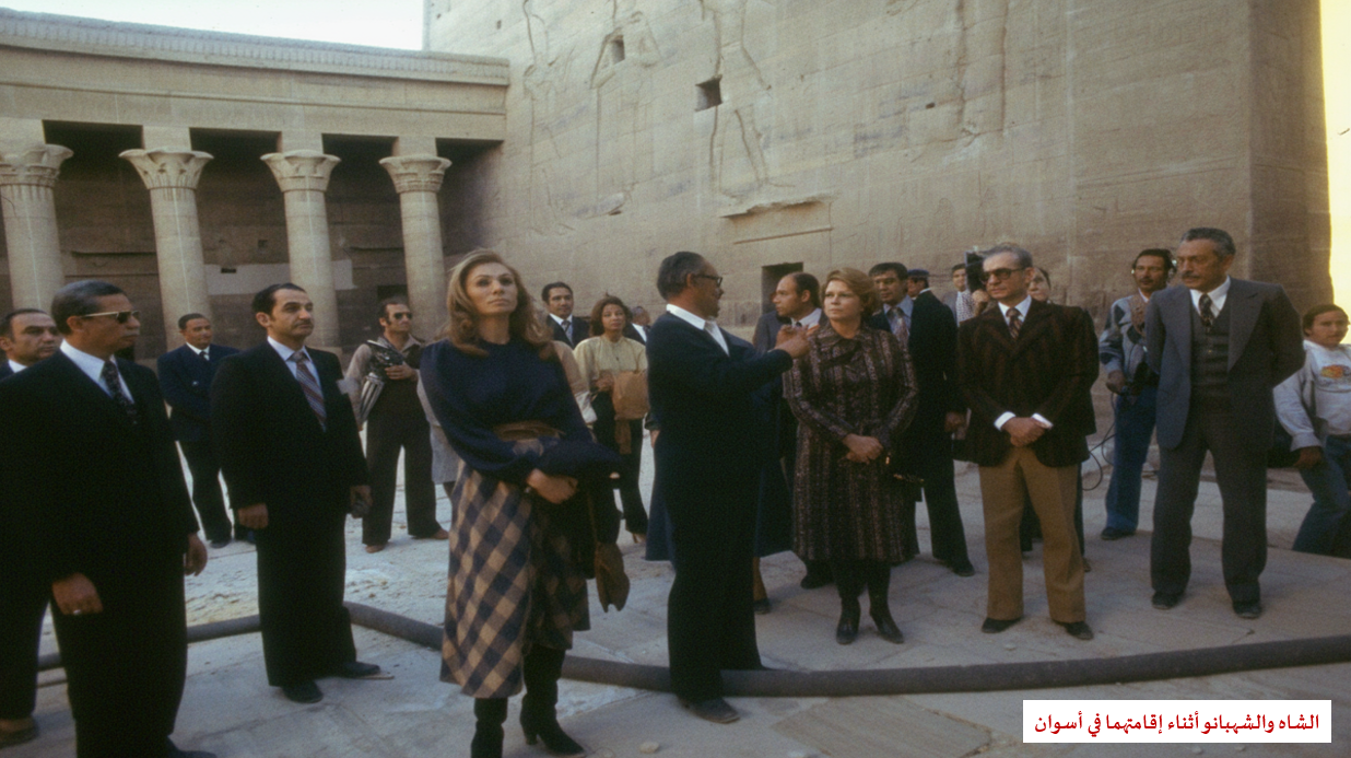 الشاه والشاهبانو في اياران