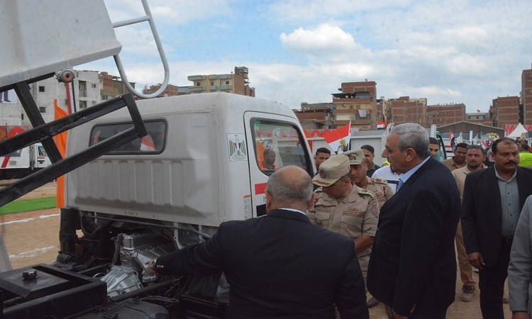 محافظ الغربية يتفقد اصطفاف المعدات استعدادًا للتدريب العملي 