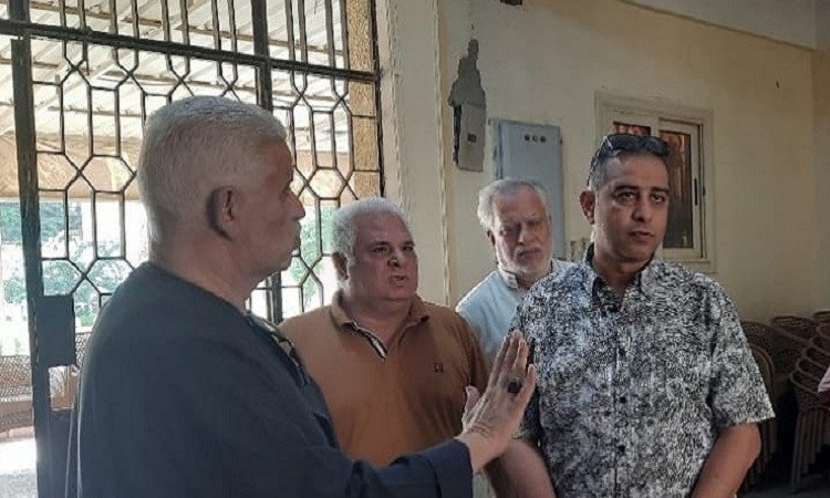 وكيل وزارة الشباب والرياضة بالقليوبية يتفقد مركز شباب مرصفا
