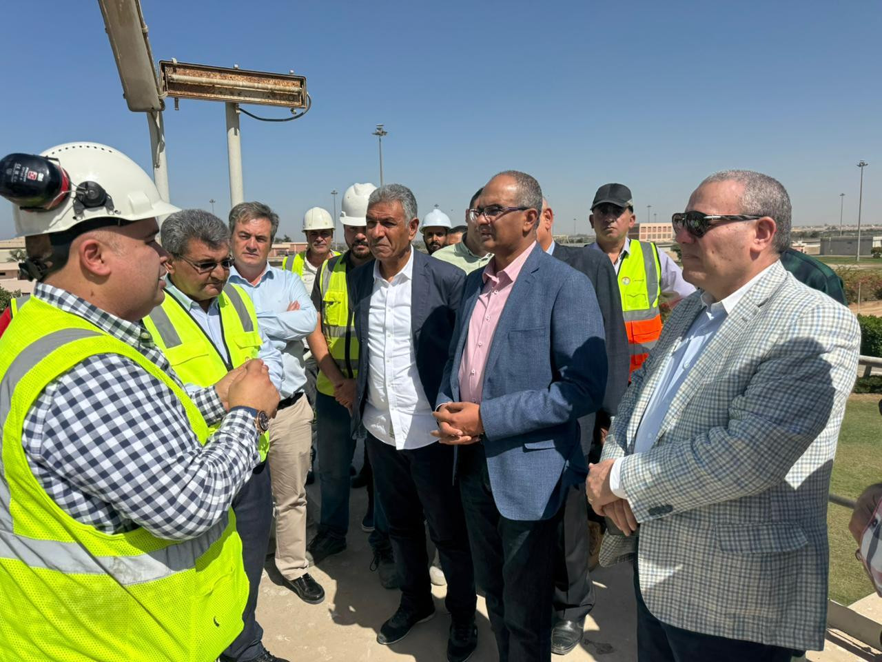 محطة الصرف الصحي بالجبل الاصفر