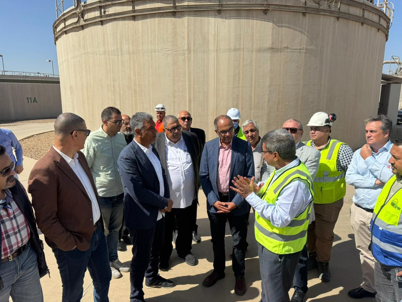 محطة الصرف الصحي بالجبل الاصفر