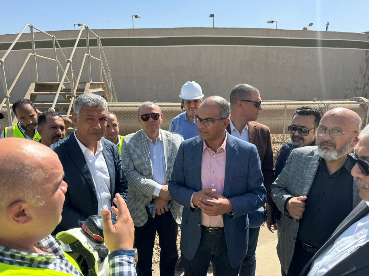 محطة الصرف الصحي بالجبل الاصفر