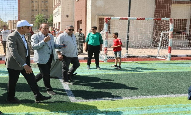 محافظ المنيا يفتتح مركز شباب بني خلف بمغاغة ضمن مبادرة 