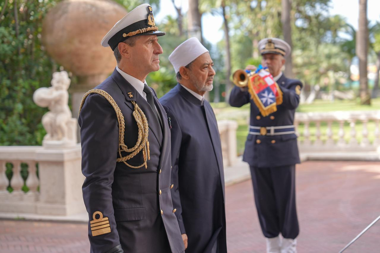 شيخ الأزهر ورئيس إيطاليا