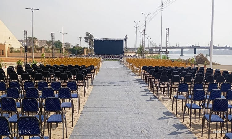 محافظ المنيا يتابع الحالة العامة استعدادًا لافتتاح المتحف المصري